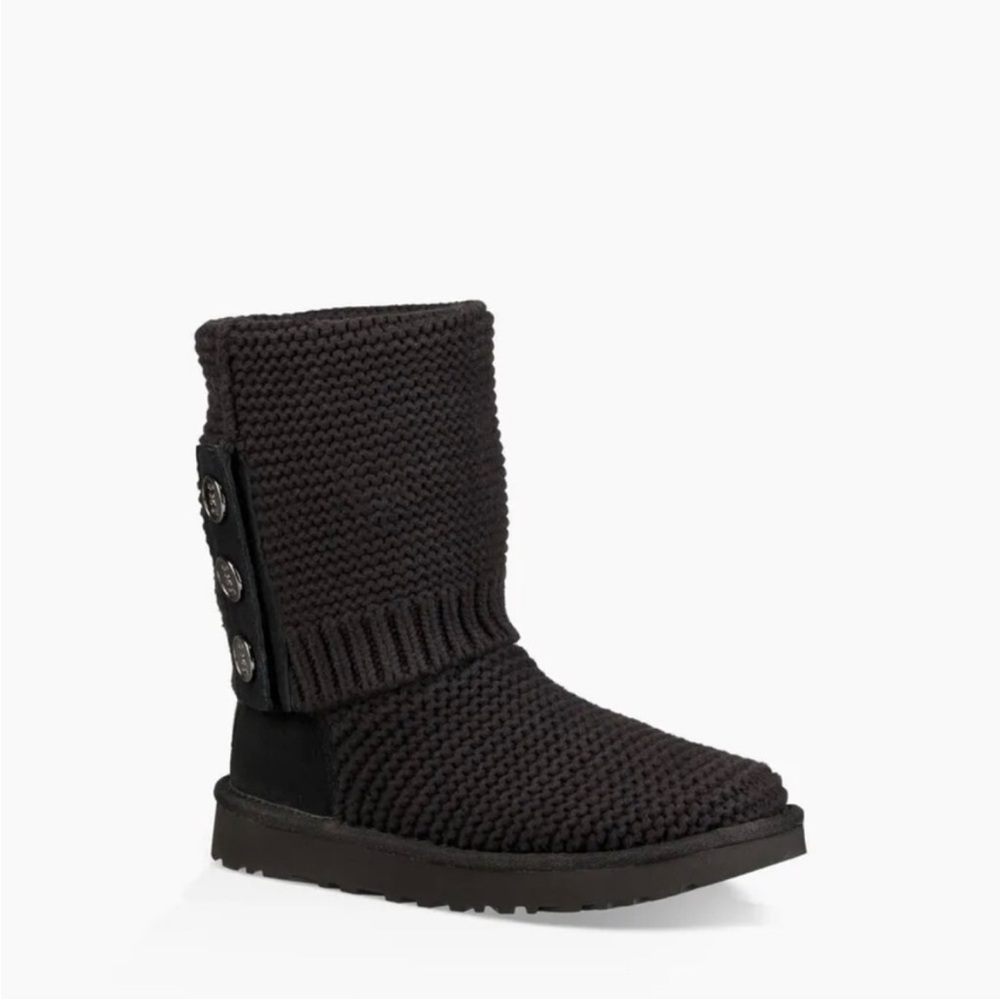 UGG Purl Cardy Knit Boot with Metal Buttons - Picture 9 of 9